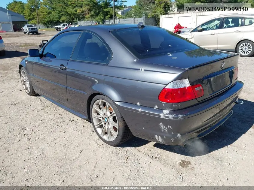 2005 BMW 3ER VIN WBABD53495PD99840 — фото 3