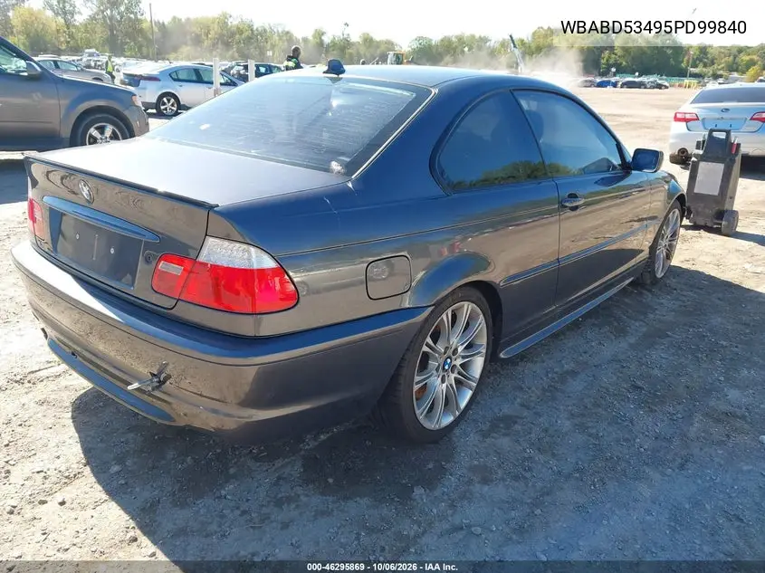 2005 BMW 3ER VIN WBABD53495PD99840 — фото 4