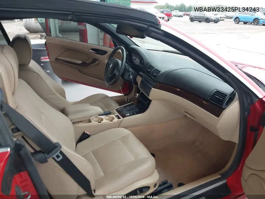 2005 BMW 3ER VIN WBABW33425PL34243 — фото 5