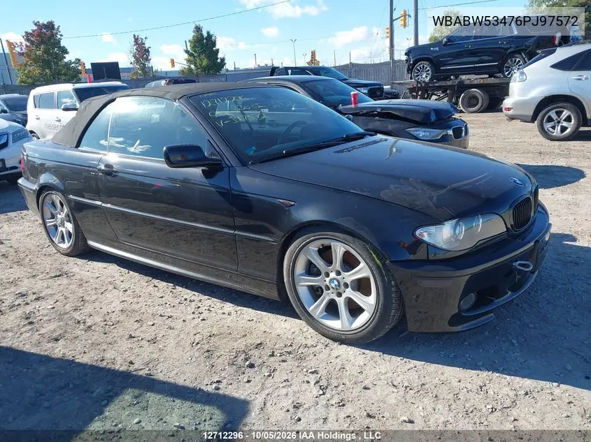 BMW 3ER 2006, VIN WBABW53476PJ97572