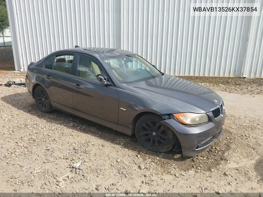 BMW 3ER 2006, VIN WBAVB13526KX37854