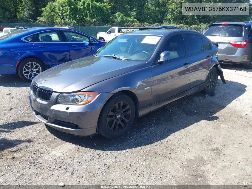 2006 BMW 3ER VIN WBAVB13576KX37168 — фото 2