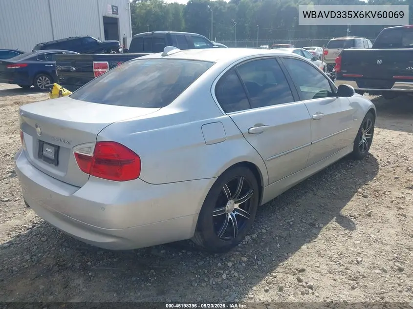 2006 BMW 3ER VIN WBAVD335X6KV60069 — фото 4