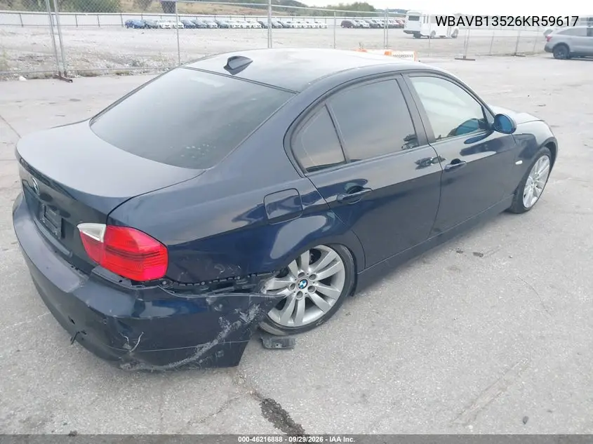 2006 BMW 3ER VIN WBAVB13526KR59617 — фото 4