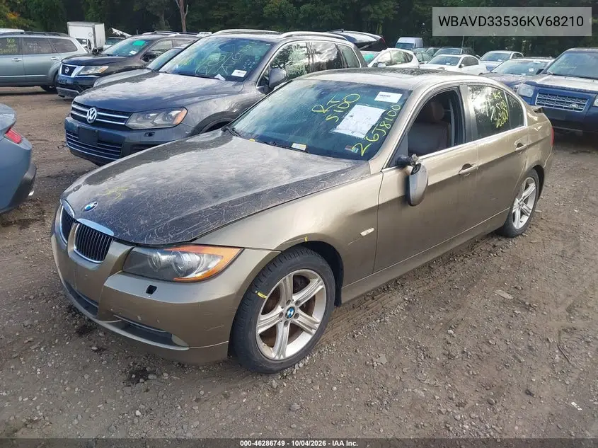 2006 BMW 3ER VIN WBAVD33536KV68210 — фото 2