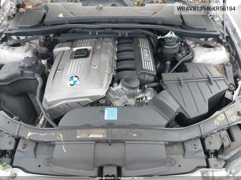 2006 BMW 3ER VIN WBAVB13546KR56184 — фото 10