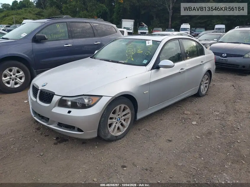 2006 BMW 3ER VIN WBAVB13546KR56184 — фото 2