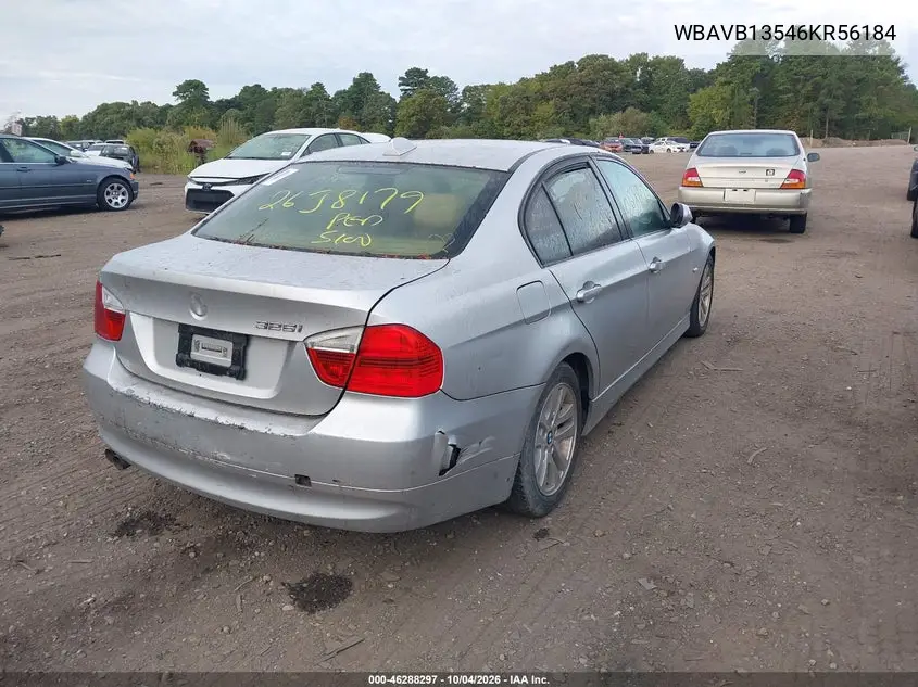 2006 BMW 3ER VIN WBAVB13546KR56184 — фото 4
