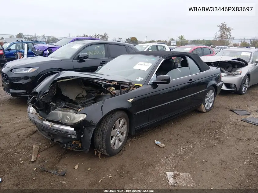2006 BMW 3ER VIN WBABW33446PX83697 — фото 2