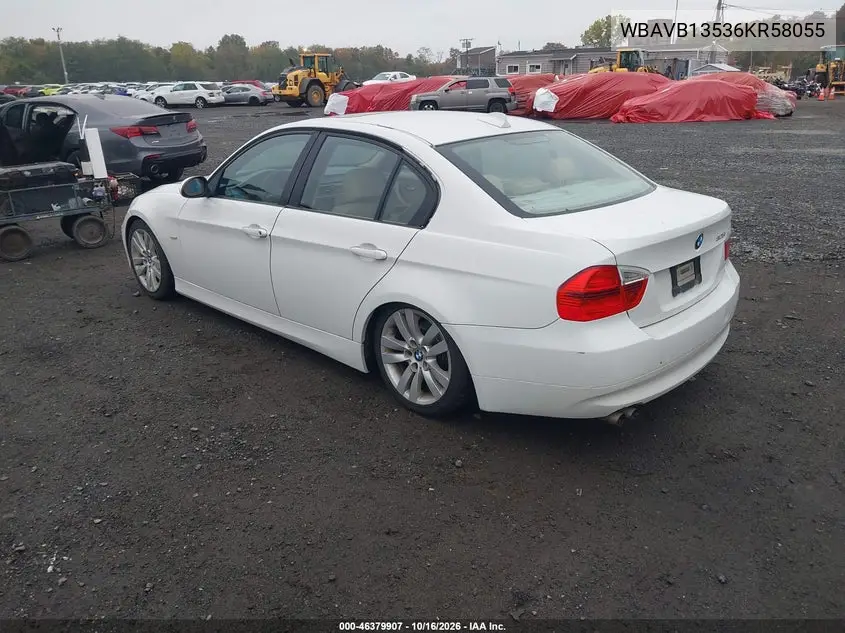 2006 BMW 3ER VIN WBAVB13536KR58055 — фото 3