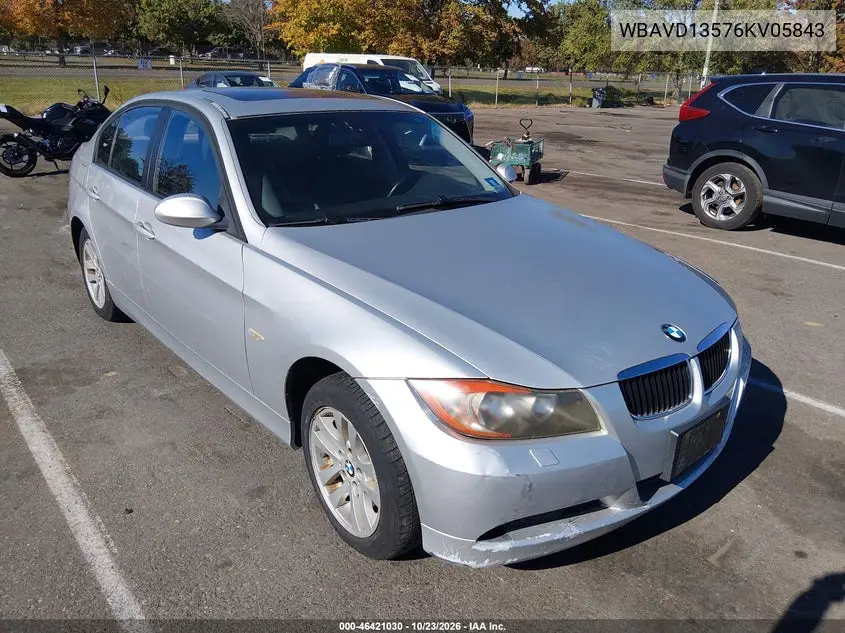 BMW 3ER 2006, VIN WBAVD13576KV05843