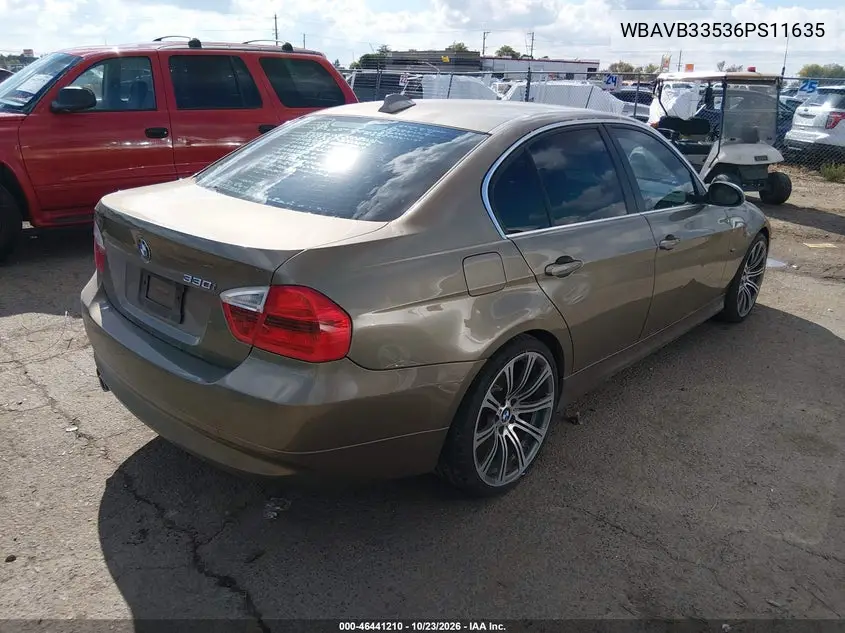 2006 BMW 3ER VIN WBAVB33536PS11635 — фото 4
