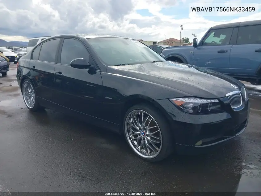 BMW 3ER 2006, VIN WBAVB17566NK33459