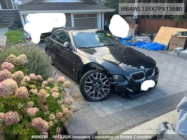 BMW 3ER 2007, VIN WBAWL135X7PX13680