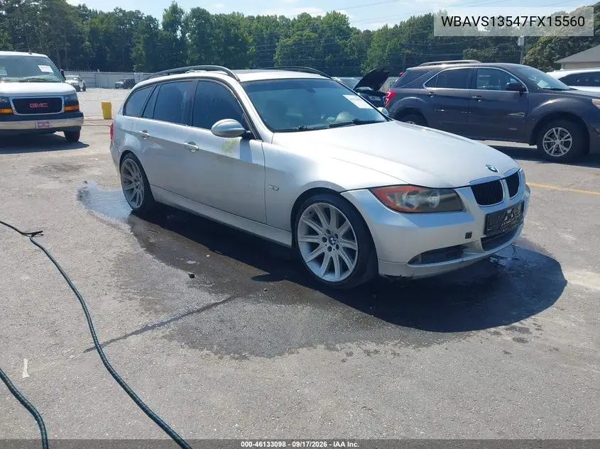 BMW 3ER 2007, VIN WBAVS13547FX15560