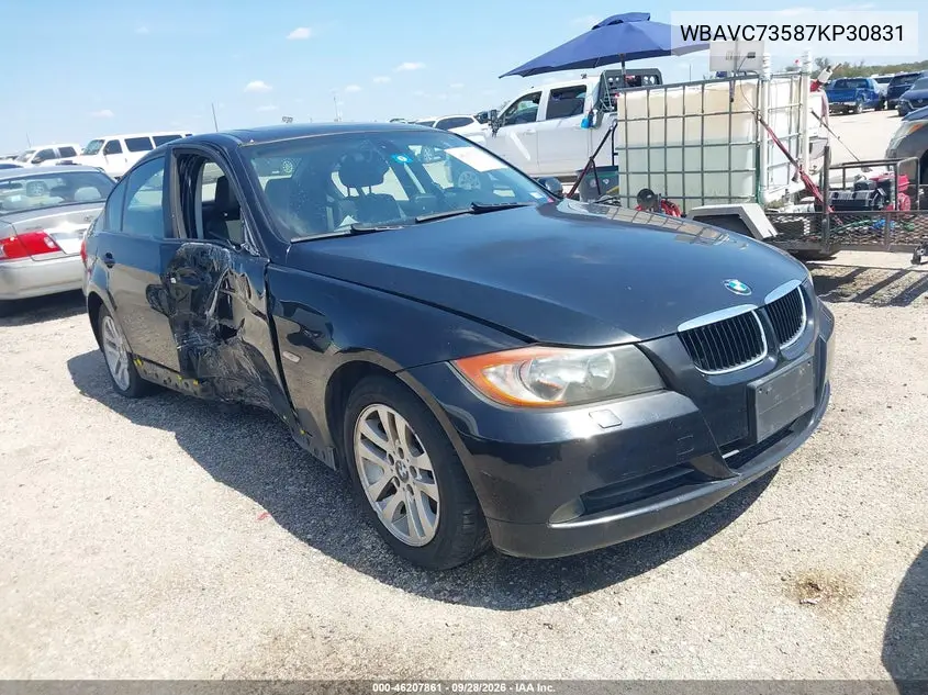 BMW 3ER 2007, VIN WBAVC73587KP30831