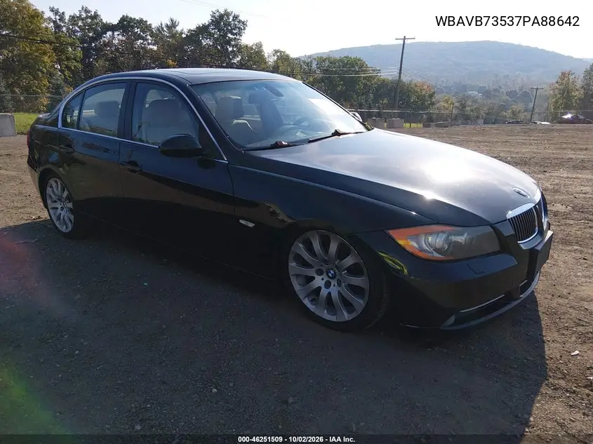 BMW 3ER 2007, VIN WBAVB73537PA88642