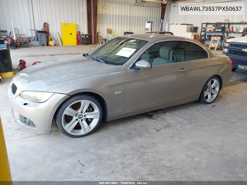 2007 BMW 3ER VIN WBAWL73537PX50637 — фото 2