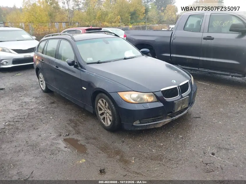 BMW 3ER 2007, VIN WBAVT73507FZ35097
