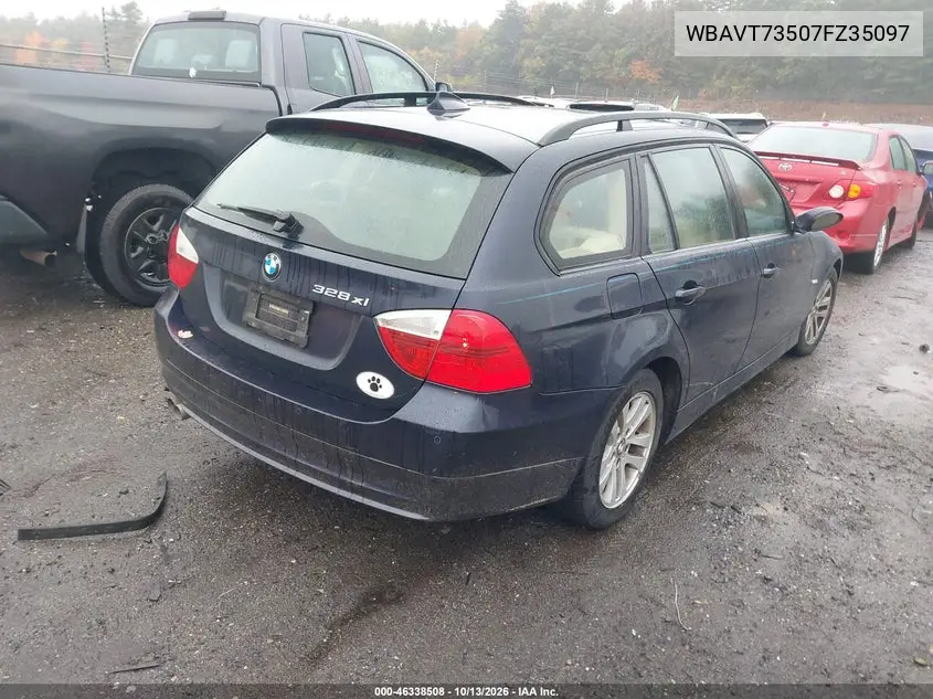 2007 BMW 3ER VIN WBAVT73507FZ35097 — фото 4