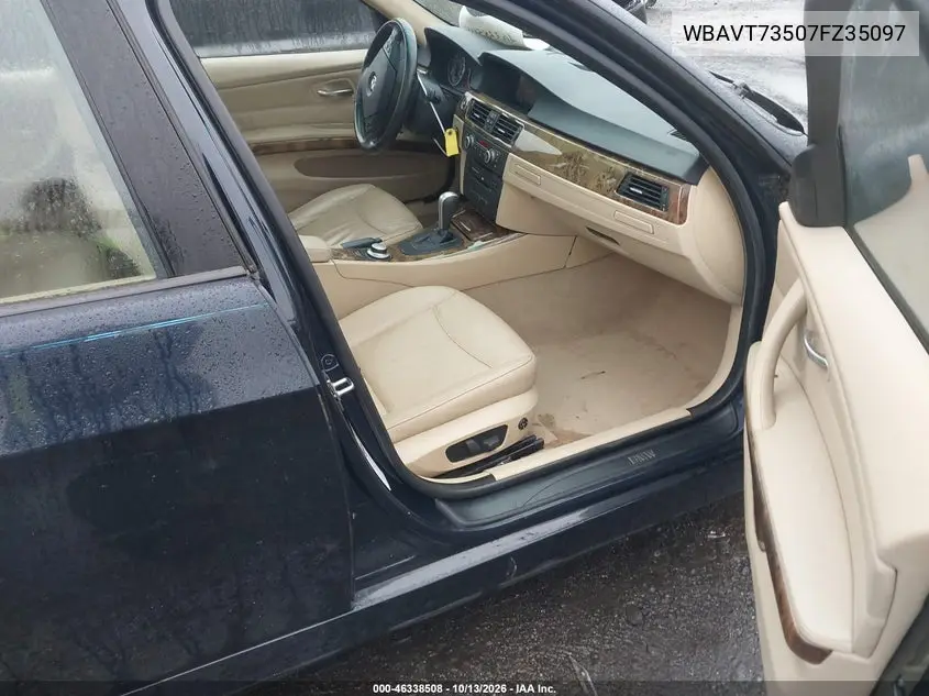 2007 BMW 3ER VIN WBAVT73507FZ35097 — фото 5