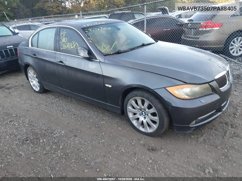 BMW 3ER 2007, VIN WBAVB73507PA88405