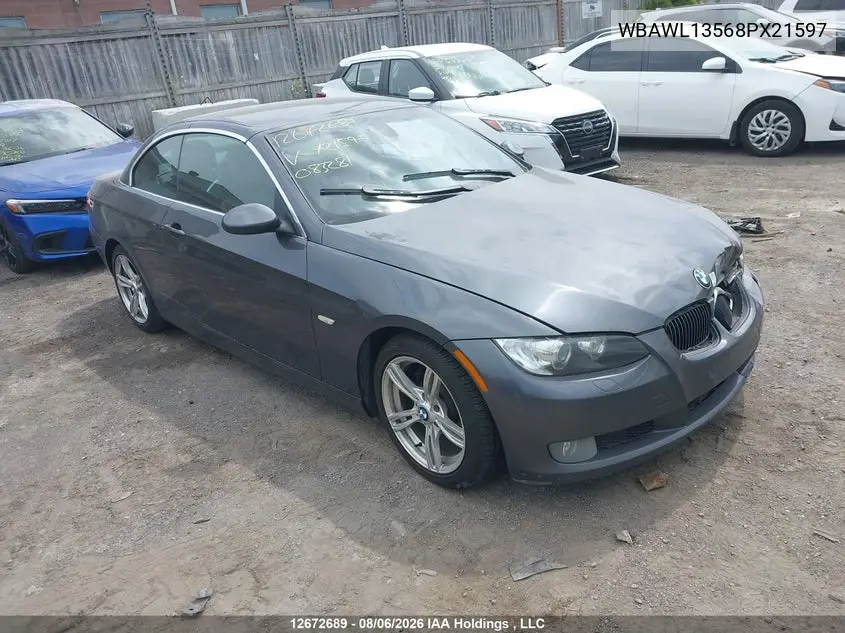 BMW 3ER 2008, VIN WBAWL13568PX21597