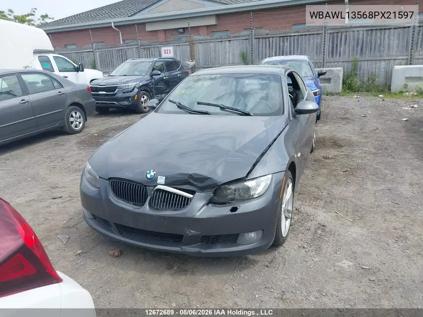 2008 BMW 3ER VIN WBAWL13568PX21597 — фото 12