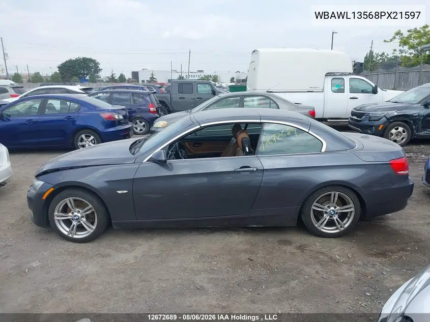 2008 BMW 3ER VIN WBAWL13568PX21597 — фото 14