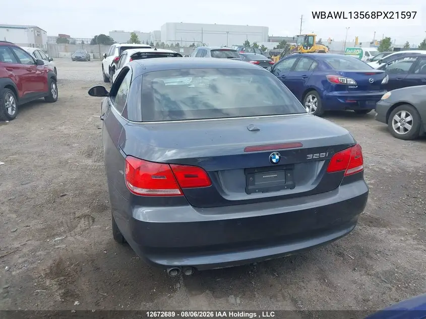 2008 BMW 3ER VIN WBAWL13568PX21597 — фото 16