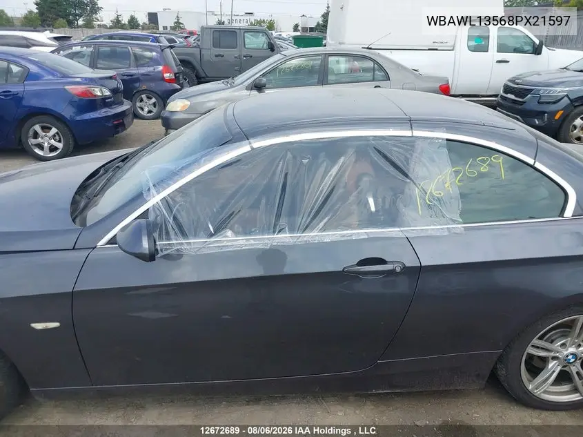 2008 BMW 3ER VIN WBAWL13568PX21597 — фото 20