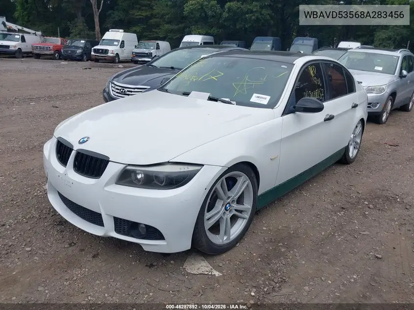 2008 BMW 3ER VIN WBAVD53568A283456 — фото 2