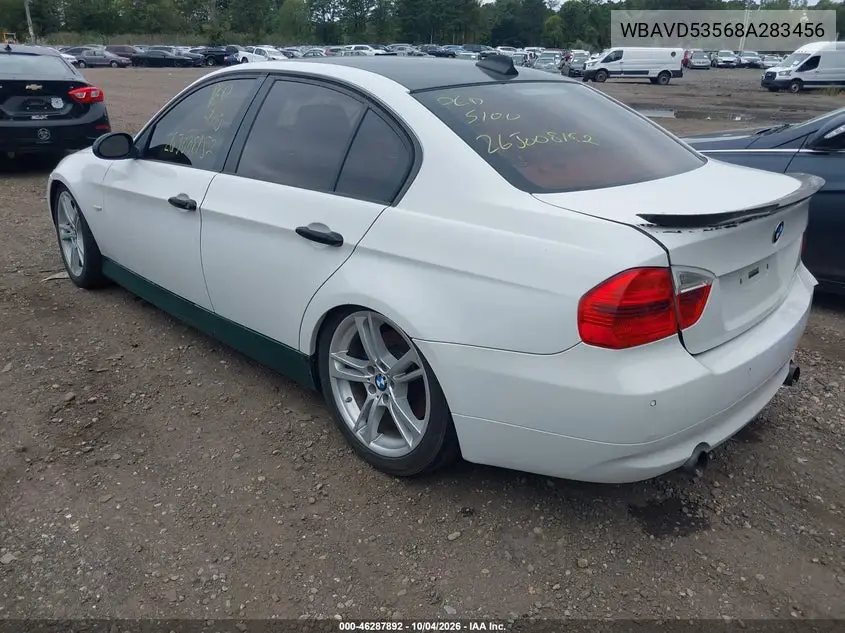 2008 BMW 3ER VIN WBAVD53568A283456 — фото 3
