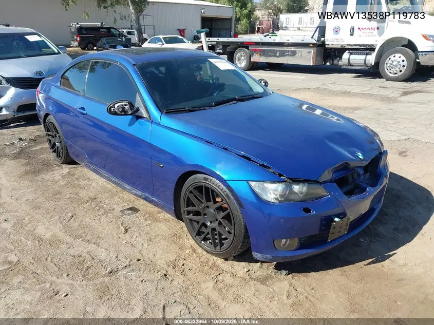 BMW 3ER 2008, VIN WBAWV13538P119783