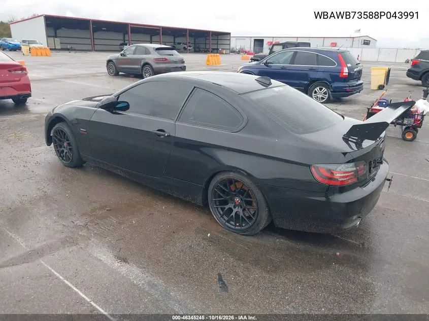 2008 BMW 3ER VIN WBAWB73588P043991 — фото 3