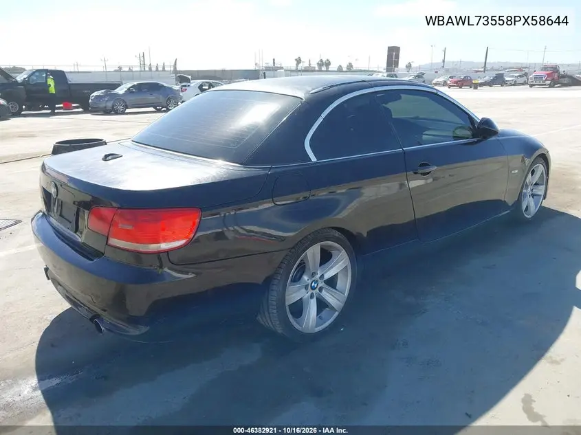 2008 BMW 3ER VIN WBAWL73558PX58644 — фото 4