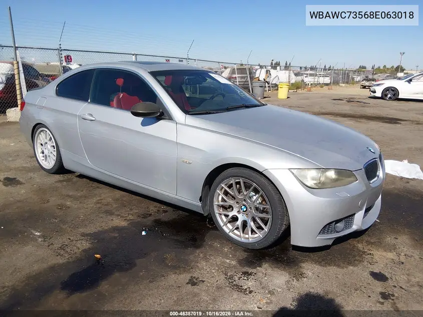 BMW 3ER 2008, VIN WBAWC73568E063018