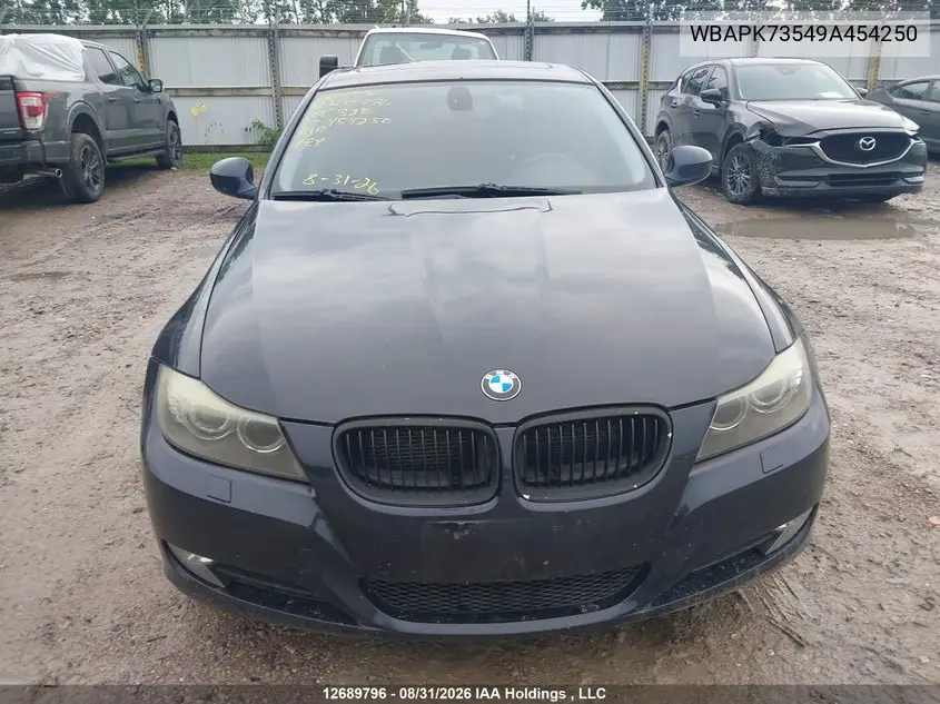 2009 BMW 3ER VIN WBAPK73549A454250 — фото 12