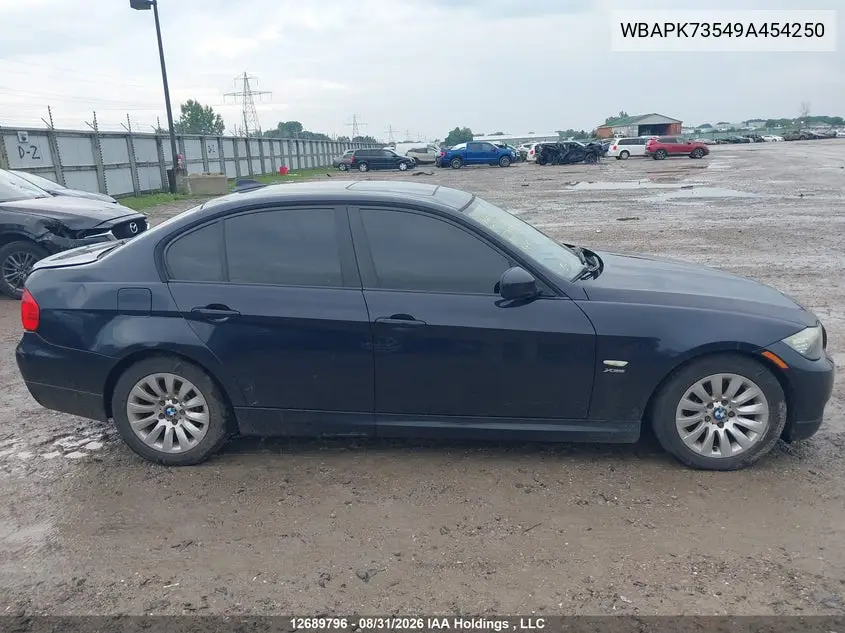 2009 BMW 3ER VIN WBAPK73549A454250 — фото 13