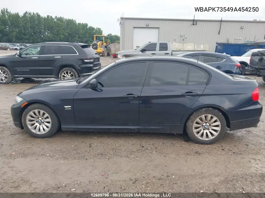 2009 BMW 3ER VIN WBAPK73549A454250 — фото 14