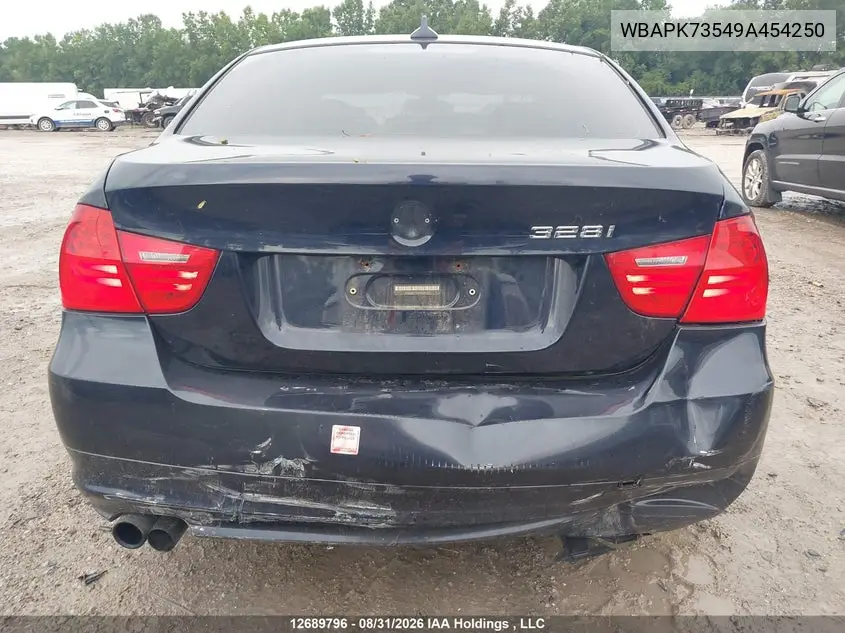 2009 BMW 3ER VIN WBAPK73549A454250 — фото 6