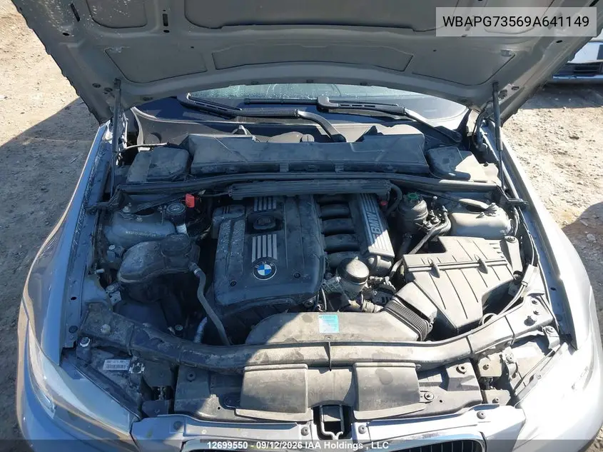 2009 BMW 3ER VIN WBAPG73569A641149 — фото 10