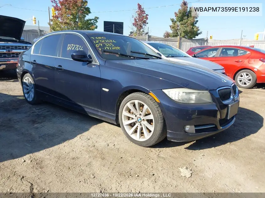 BMW 3ER 2009, VIN WBAPM73599E191238