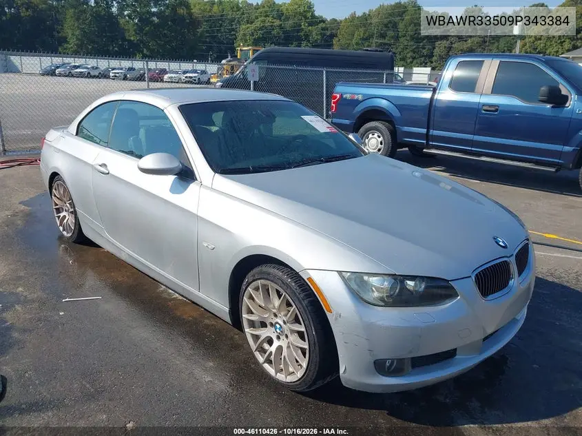 BMW 3ER 2009, VIN WBAWR33509P343384