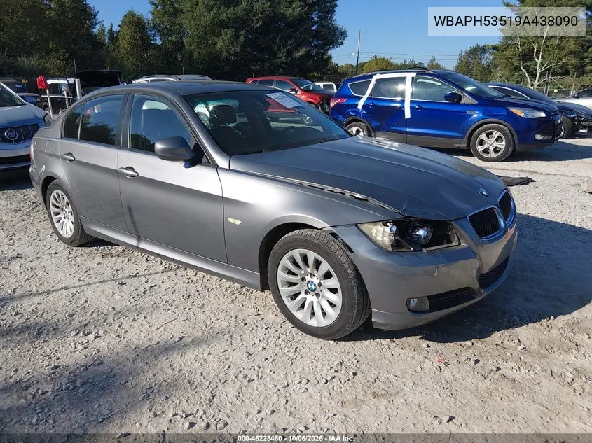 BMW 3ER 2009, VIN WBAPH53519A438090