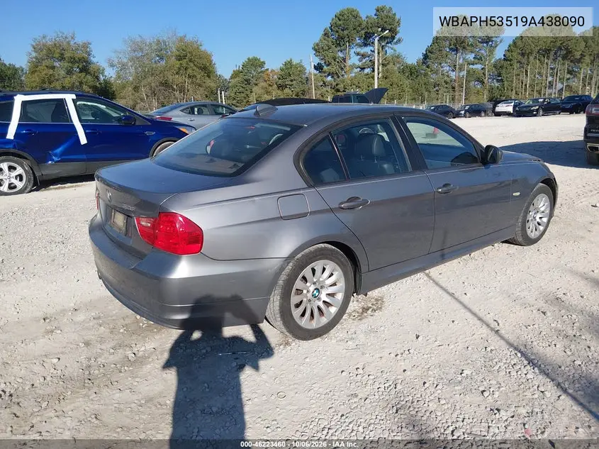 2009 BMW 3ER VIN WBAPH53519A438090 — фото 4