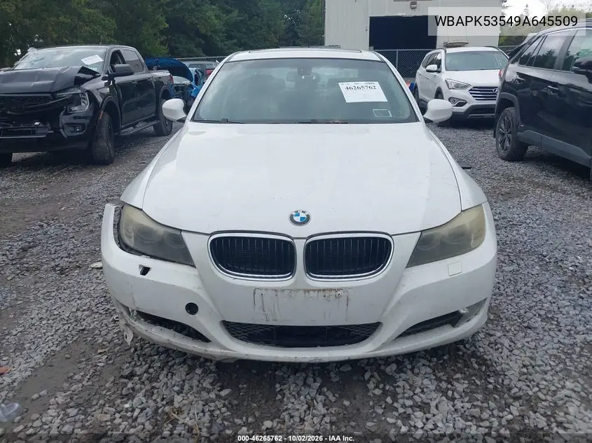 2009 BMW 3ER VIN WBAPK53549A645509 — фото 12