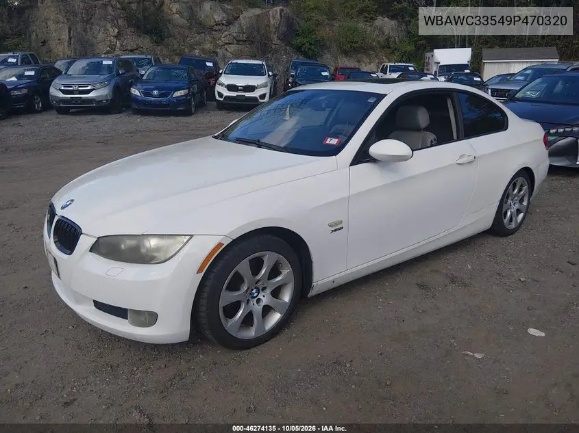 2009 BMW 3ER VIN WBAWC33549P470320 — фото 2