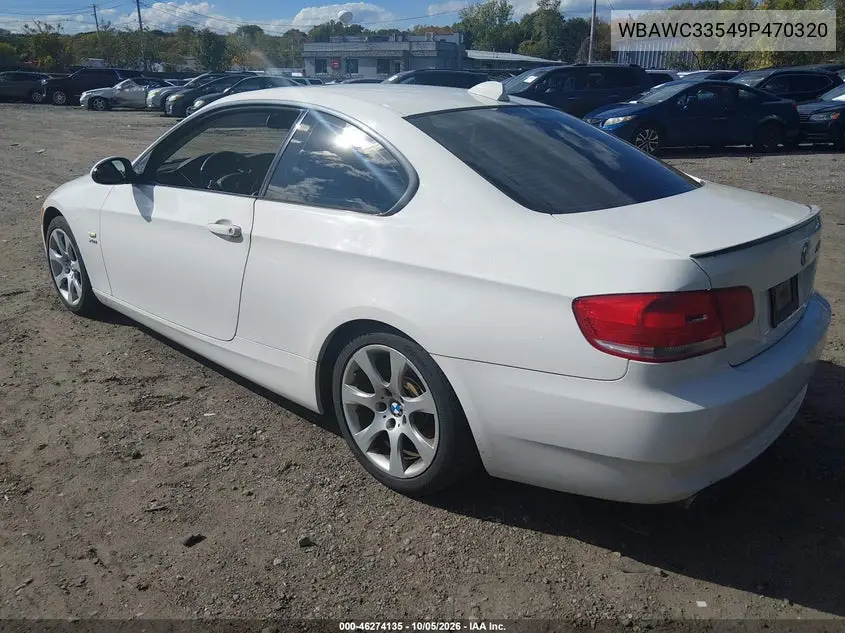 2009 BMW 3ER VIN WBAWC33549P470320 — фото 3