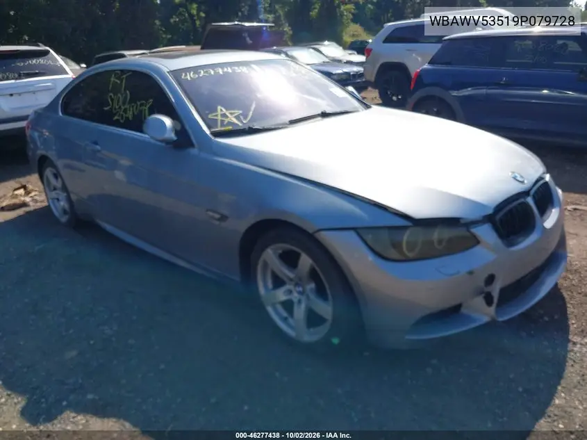 BMW 3ER 2009, VIN WBAWV53519P079728